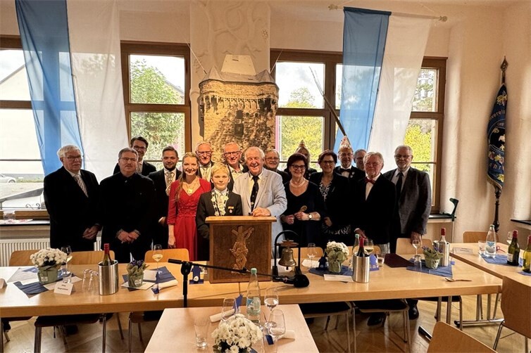 Die Ehrengäste beim letztjährigen Hutenfest im AhrWeinFroum.