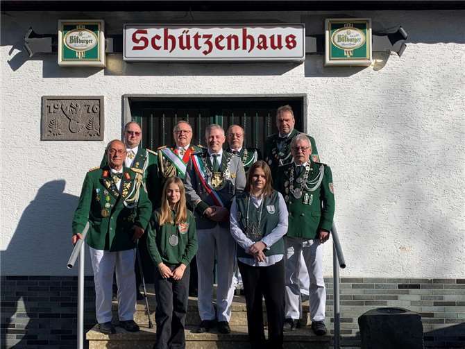 Die Ehrengäste des Frühschoppens.  Foto: privat