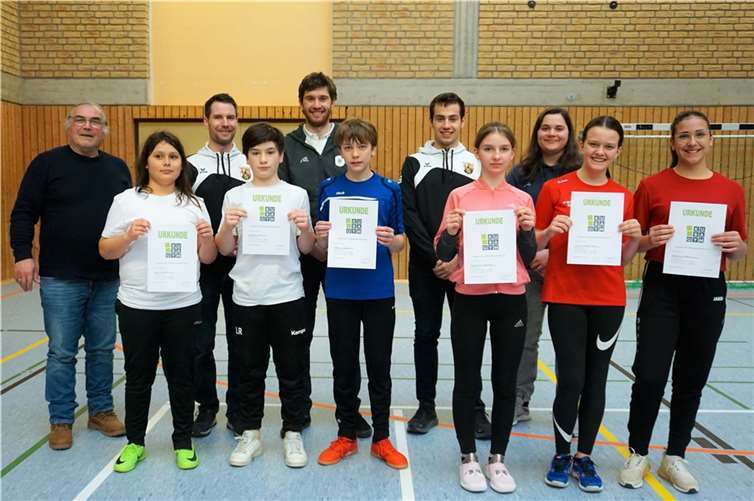 Die Ehrung der erfolgreichen Sportlerinnen und Sportler.  Foto: privat