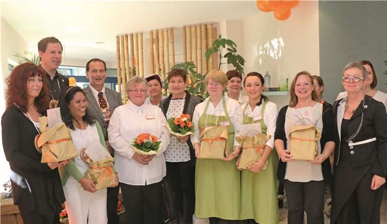 Die Ehrung langjähriger Mitarbeiter stand auch auf dem Programm.