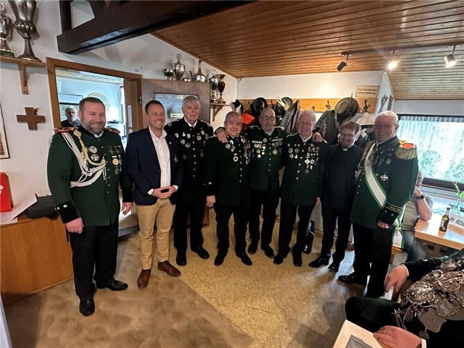 Die Ehrung langjähriger Mitglieder.