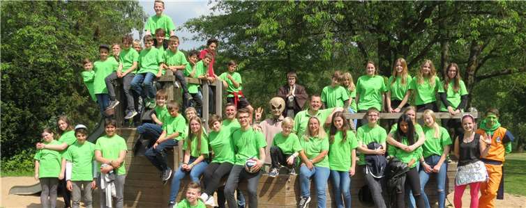 Die „Eifel-Kids“ des Eifelvereins Rheinbach.Privat