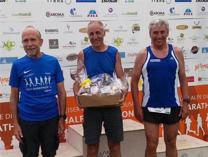 Die Eifelaner auf der Seiser Alm (v.li.n.re.) Erwin Wagner, Robert Gotto und Klaus Jahnz.