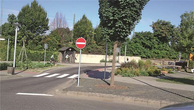 Die Einbahnregelung stößt bei Fahrradfahrern auf Kritik. privat