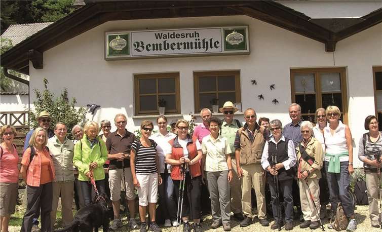 Die Einkehr an der Bembermühle war eine willkommene Abwechslung.privat