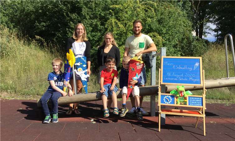 Die Einschulung der U1. Fotos: privat