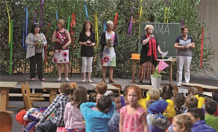 Die Einschulungsfeier der Regenbogenschule Sinzig.Privat