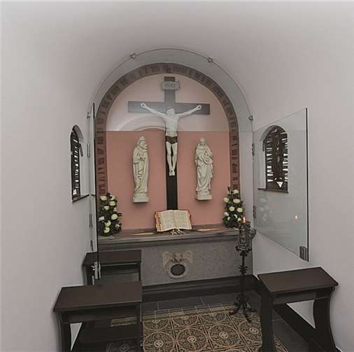 Die Einsegnung der Kapelle erfolgte dann beim diesjährigen Hutenfest. FIX