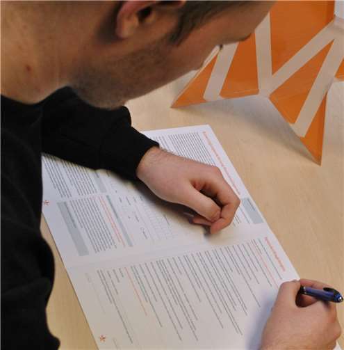 Die Einwilligungserklärung für Stammzellspender.Foto: privat