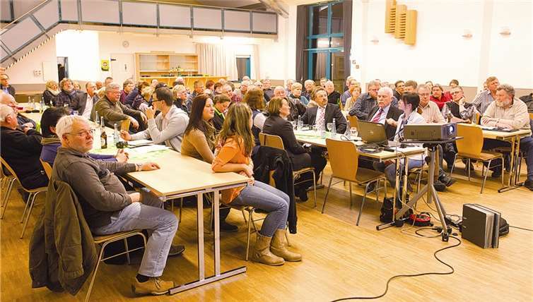 Die Einwohnerversammlung war gut besucht.  WT