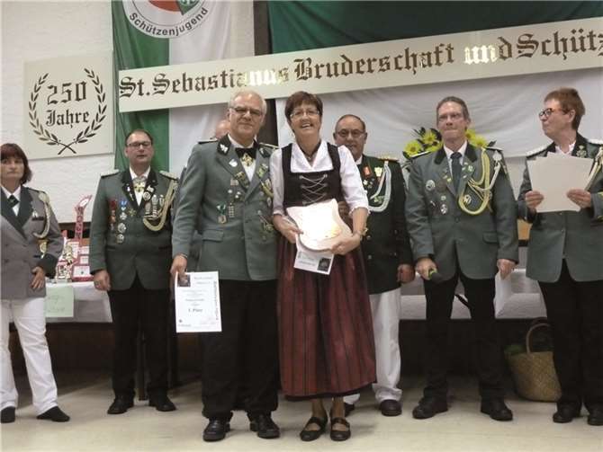Die Einzelsieger im Mannschaftsschießen.