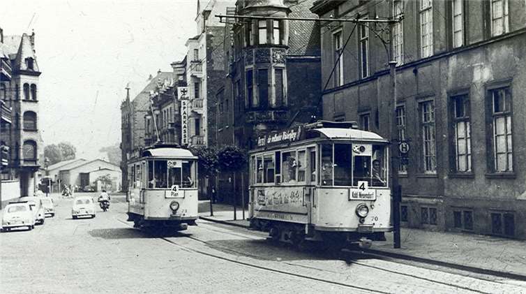 Die „Elektrische“ prägte seinerzeit das Koblenzer Stadtbild.