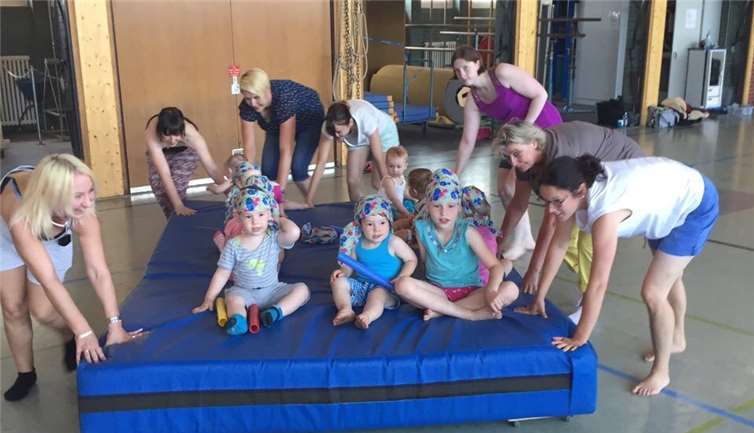 Die Eltern-Kind-Gruppe ging auf Piratenfahrt.  privat