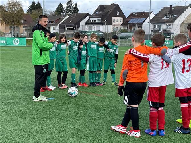 Die Engerser zeigten beim Unentschieden einen tollen Fußball.  Foto: privat