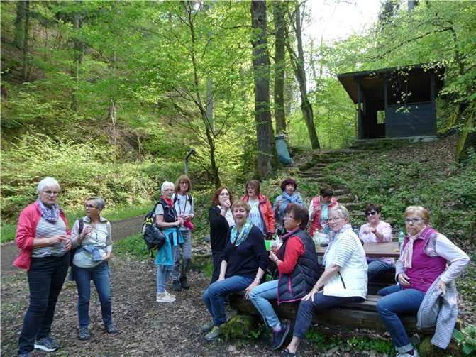 Die Entspannung war sichtlich zu spüren. „Waldbaden - verweile ohne Eile“, hatte sich anscheinend verinnerlicht, wobei die Waldatmosphäre mit allen Sinnen aufgenommen wurde. Foto: privat