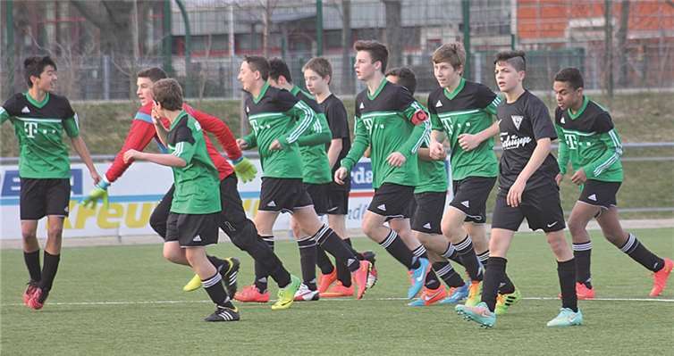 Die Erleichterung war groß - in der letzten Spielminute fiel der Siegtreffer für unser Team.