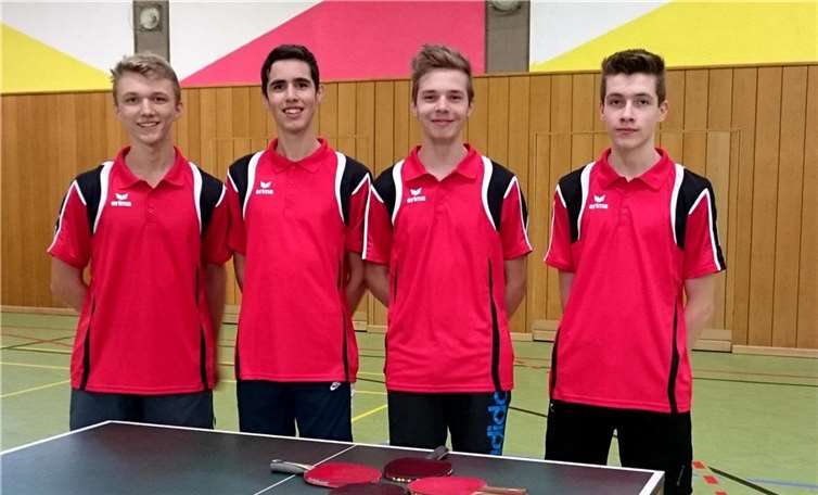 Die Erste Jugend: Timothy Sowka, Michael Witz, Eric Thelen, Stephan Bell (v.l.). Privat