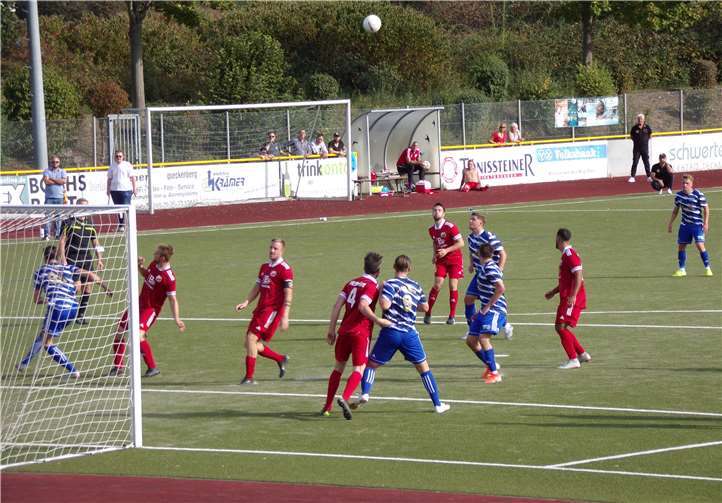 Die Erste im Spiel gegen Miesenheim.Quelle: SG Bad Breisig/Inter Sinzig