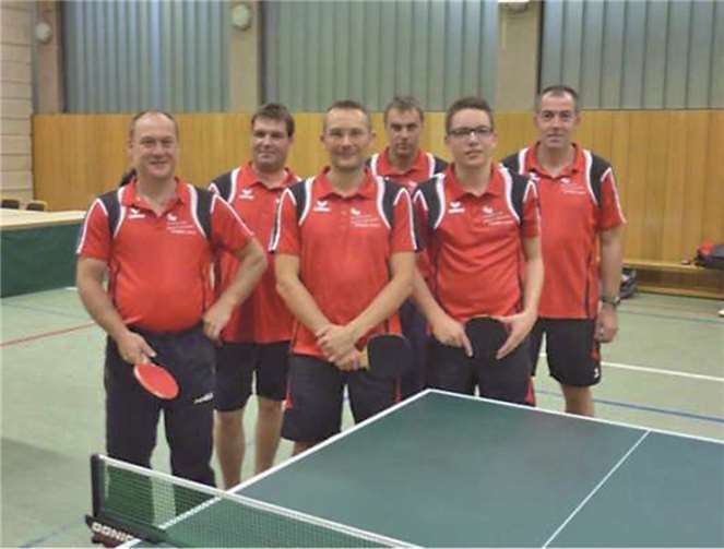 Die Erste v.l.: S.Schlacher, S.Hillger, R.Gros, G.Schneider, M.Krupp, T.Bläser.privat