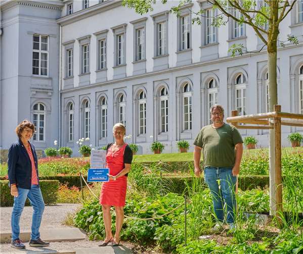 Die Esche im Schlossgarten wurde jetzt offiziell übergeben.Foto: © Ernst Dolkemeier, BUGA-Freunde Koblenz