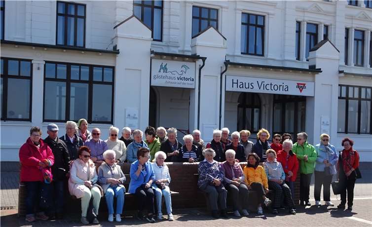 Die Ev. Frauenhilfe Feldkirchen genoss ihren Aufenthalt auf der Nordseeinsel.  Foto: Ev. Frauenhilfe Feldkirchen
