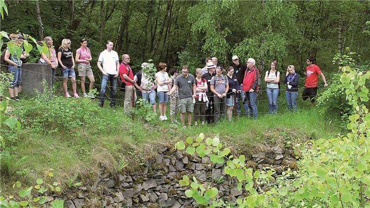 Die Exkursion durch das Mayener Grubenfeld war eine Zeitreise durch die Abbaugeschichte.privat
