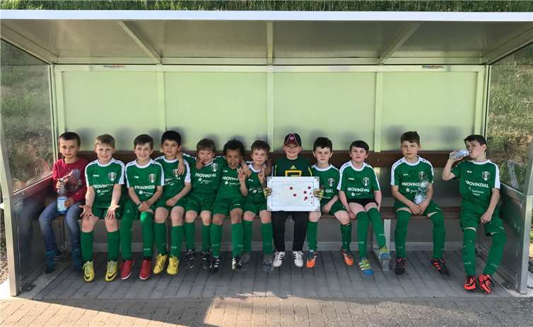 Die F-Jugend der JSG Burgen landete bei der JSG Boppard den 13. Sieg in Folge.privat