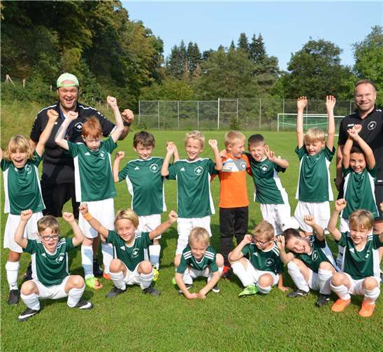 Die F-Jugend der TG Jahn Namedy.Quelle: TG Jahn Namedy