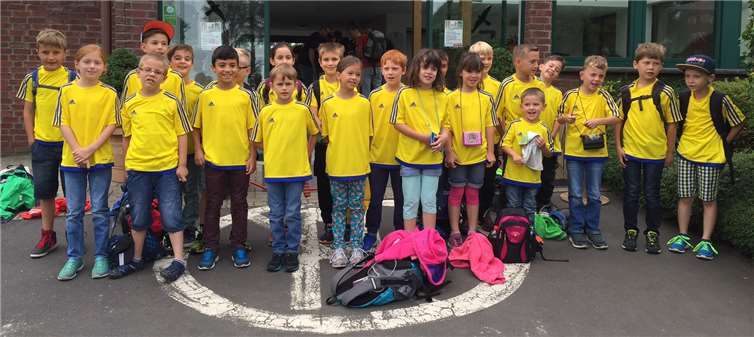 Die F-Junioren hatten einen tollen Tag im Wild- und Freizeitpark.privat