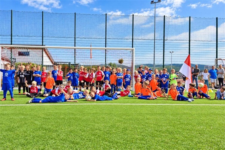 Die F1-Junioren des SV Kripp waren Gastgeber des Funino-Festivals im heimischen Sportpark.