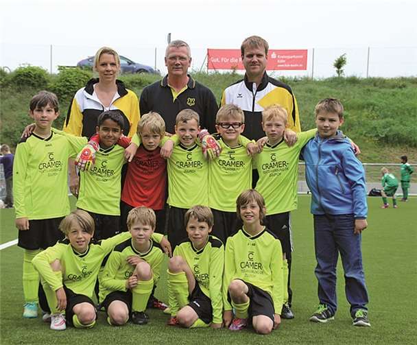 Die F1 – Mannschaft des TuS Odendorf belegte den zweiten Platz.Weigert