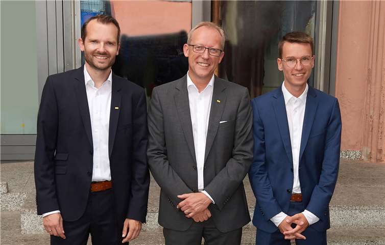 Die FDP-Fraktion im VG Rat: Dennis Liebenthal, Volker Lopp und Lukas Weisbrod. Foto: privat