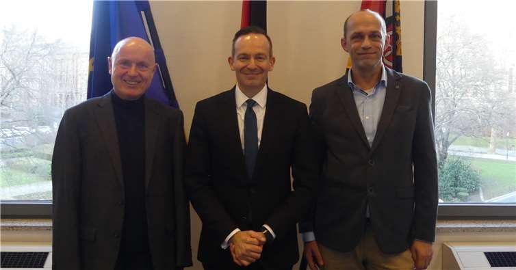 Die FDP-Kreisvorsitzenden sprachen bei Wirtschaftsminister Wissing vor. Foto:privat