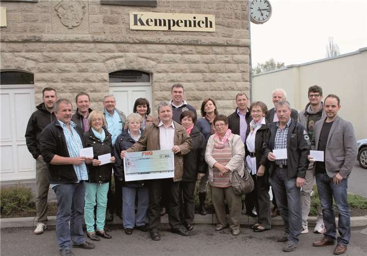 Die FWG „Bürger für Bürger“ Kempenich spendete 400 Euro für Kempenicher Vereine und Gruppen. privat