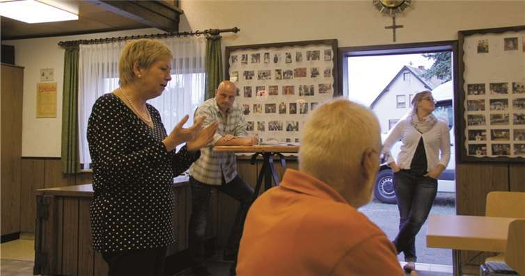 Die FWG St. Katharinen führte einen intensiven Dialog mit den Steinshardter Bürgern.privat