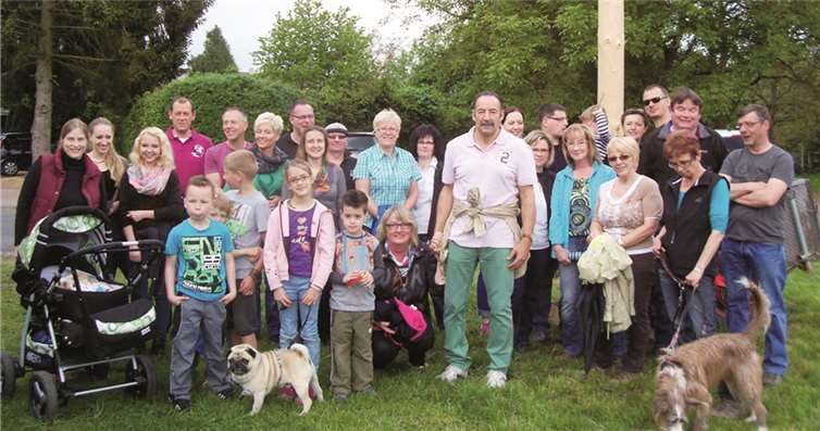 Die FZM Schinkendorf traf sich zur traditionellen Maiwanderung. privat