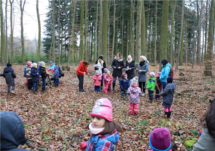 „Die Fabelkinder“ begrüßten mit ihrer Wanderung das neue Jahr.