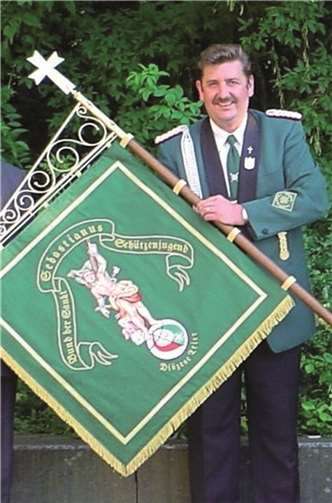 Die Fahne des Bundes der Deutschen Schützenjugend (bdsj). privat