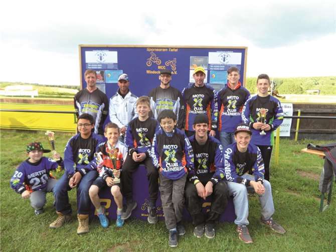 Die Fahrer des MCC-Ohlenberg freuen sich über ihre gutes Abschneiden. privat