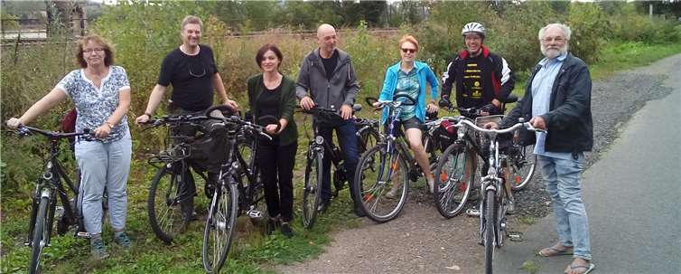 Die Stadt soll fahrradfreundlicher werden Die Fahrrad aG im Bürgerforum bei einem Ausflug. Fotos: privat