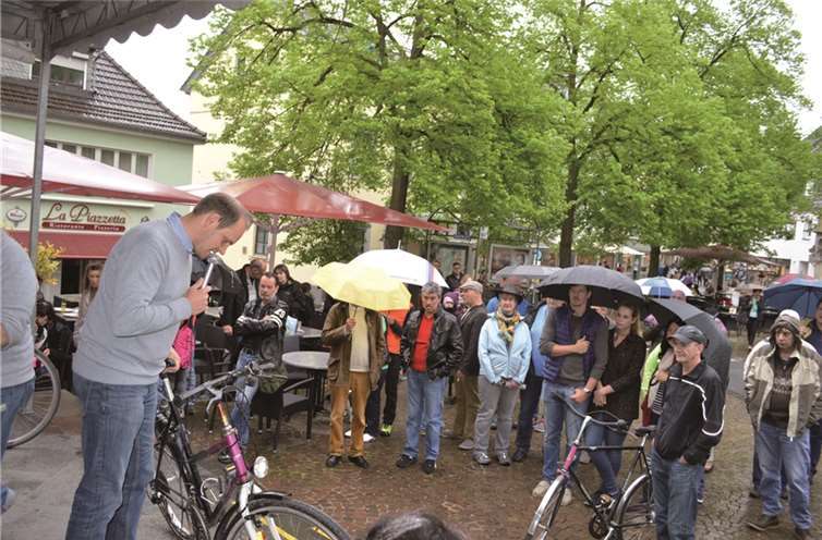 Die Fahrradversteigerung war erneut ein Publikumsmagnet. AB