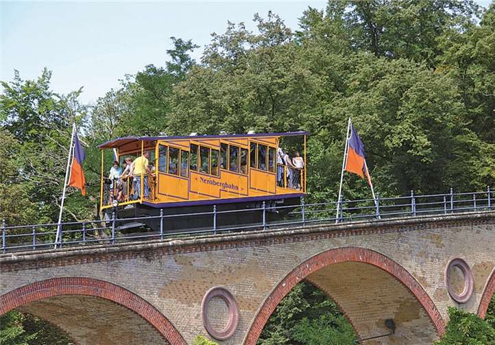 Die Fahrt mit der Nerobergbahn war ein echtes Abenteuer.privat