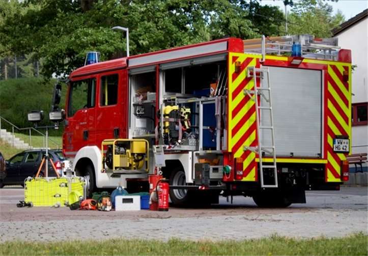 Die Fahrzeuge der Feuerwehr wurden auffällig - aber auf die gute Art. Freiwillige Feuerwehr Höhr-Grenzhausen