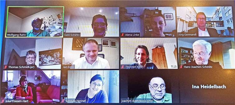 Die Fairtrade-Steuerungsgruppen von Stadt und Kreis Neuwied treffen sich nun gemeinsam im Rahmen von Videokonferenzen.Foto: Stadt Neuwied