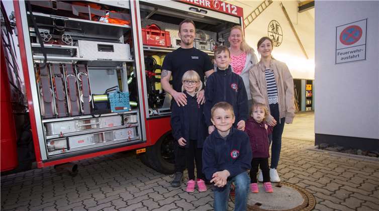 Die Familie Kind ist der Feuerwehr eng verbunden.Foto: Feuerwehr VG Puderbach