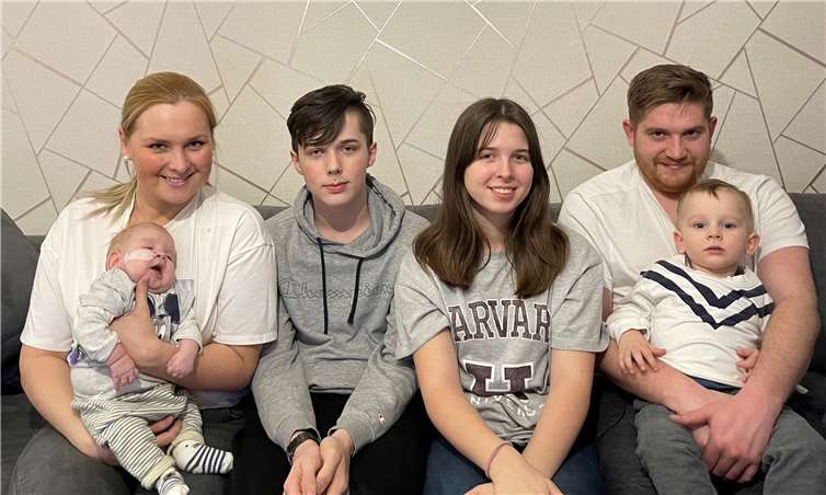 Die Familie Lentz stellt sich den Herausforderungen mit Optimismus. Foto: privat