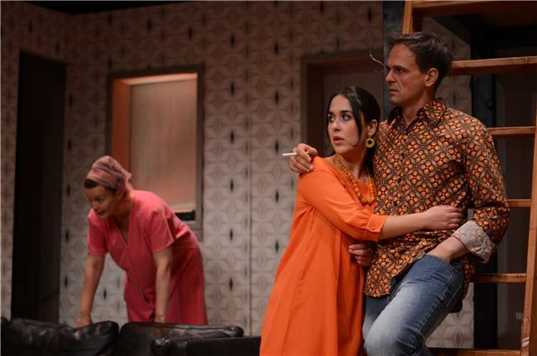 Die Familie Tetzlaff auf der Bühne.Fotos: Stadtverwaltung Lahnstein