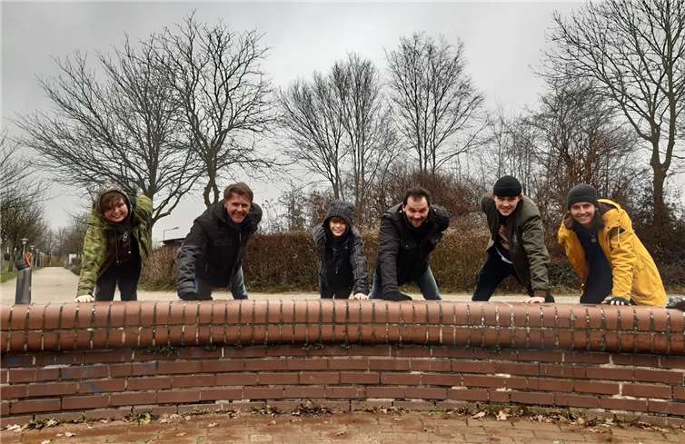 Die Familien Süsser und Thünker bei der MSV Familienrallye. Fotos: Meckenheimer Sportverei