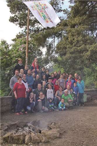 Die Familien erlebten eine tolle Zeit beim Zeltlager. privat