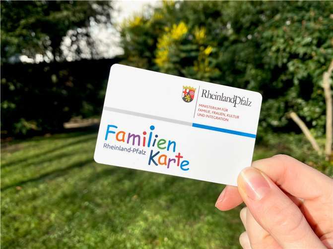 Die Familienkarte RLP. Copyright: Ministerium für Familie, Frauen, Kultur und Integration